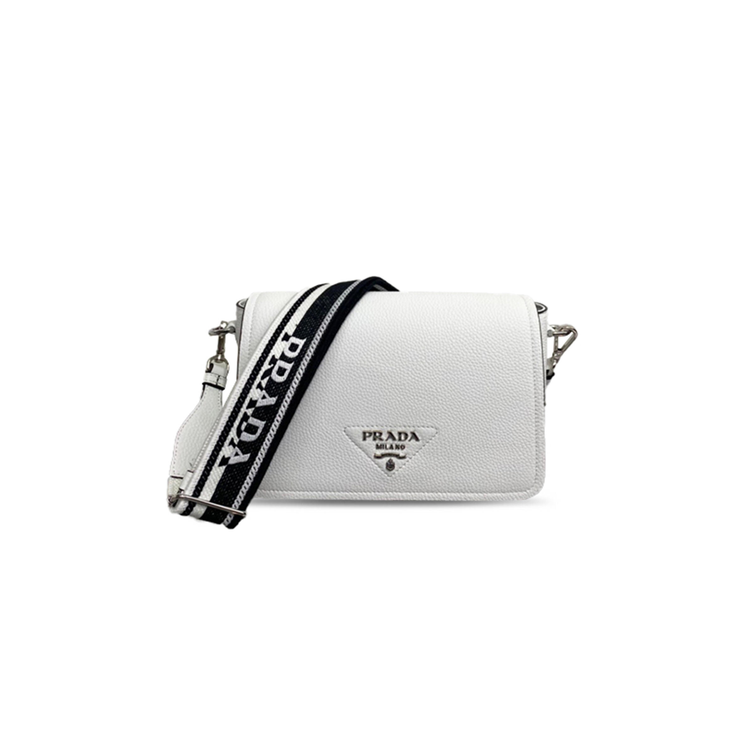 PRADA SMALL FLOU SHOULDER BAG 1BD314 (23*15.5*9cm)